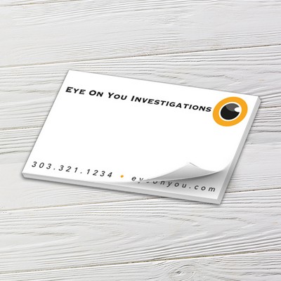Full-Color Notepads - 25 Sheets (5" x 3")