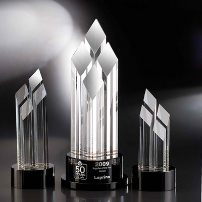 10" Pinnacle Crystal Diamond Award